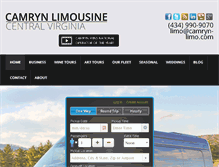 Tablet Screenshot of camryn-limo.com